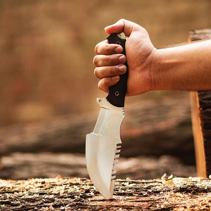 UBR Custom Handmade D2 Tool Steel Tracker Knife | Hunting & Camping Knife Unique Blades Runner