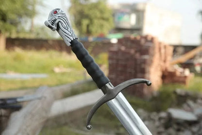 40″ Stainless Steel JON SNOW Sword Replica From GOT Series W/Sheath, Wall Plaque Unique Blades Runner