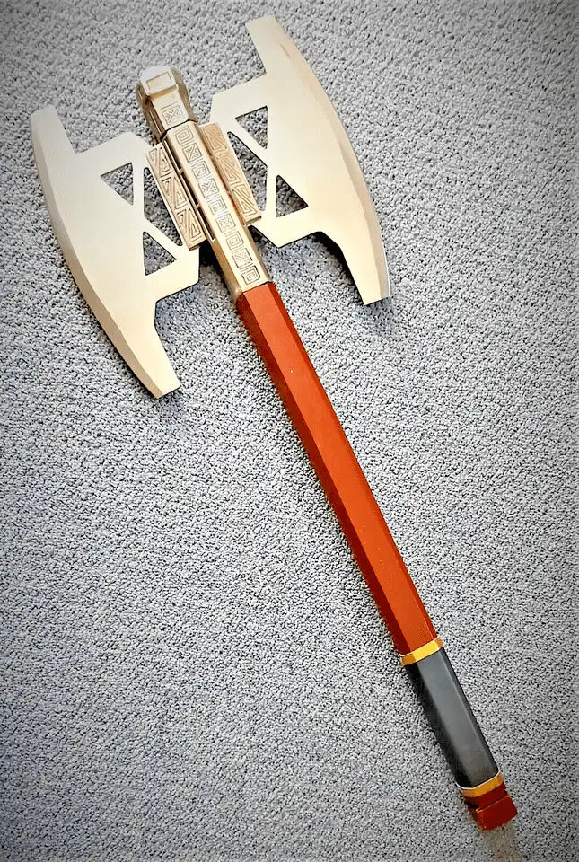 The Hobbit Battle Axe of Gimli – Handmade High Carbon Steel Axe with Leather Sheath Unique Blades Runner