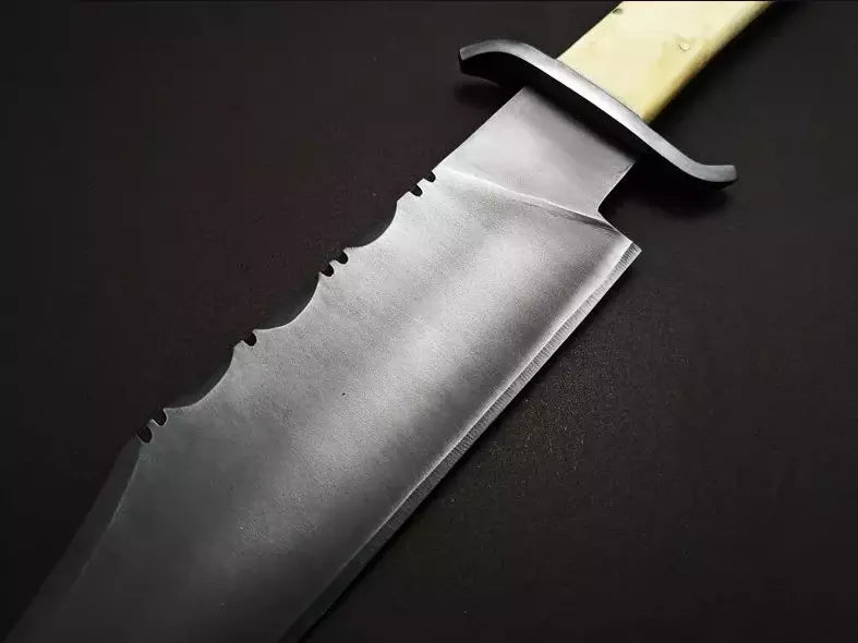 Juan Padillo Bowie Knife – Carbon Steel Full Tang Bowie Knife with Sheath Unique Blades Runner