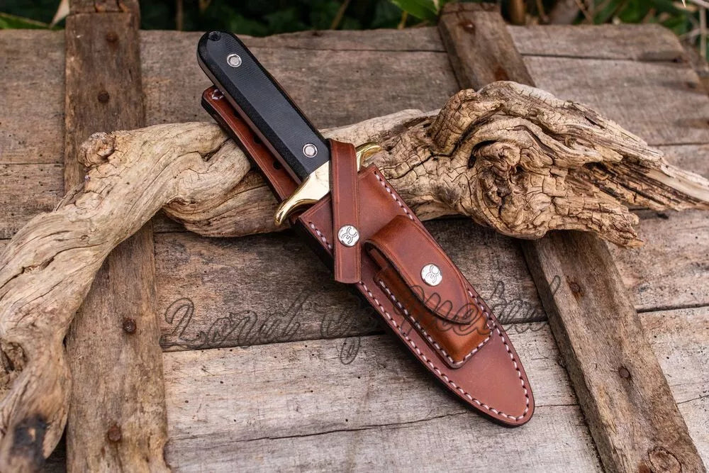 Randall Knife for Sale – Handmade D-2 Steel Full Tang Bowie Survival Knife w/ Sheath Unique Blades Runner