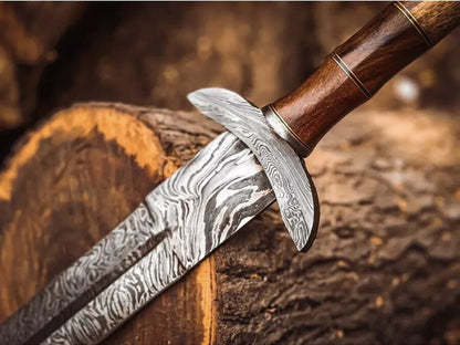 Roman Gladius Sword – Handmade Damascus Steel Blade, Collectible with Sheath Unique Blades Runner