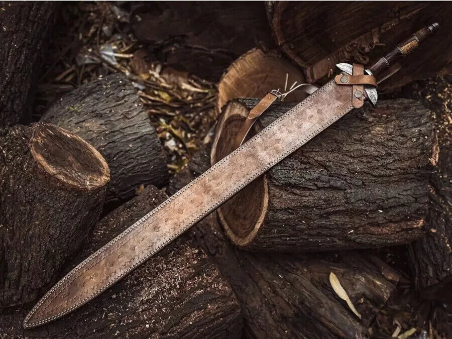 Roman Gladius Sword – Handmade Damascus Steel Blade, Collectible with Sheath Unique Blades Runner