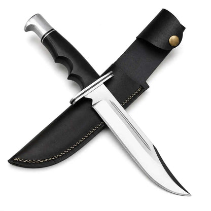 Scream Movie Knife - Handmade Movie Inspired Fixed Blade with Black Handle - Unique Blades Runner