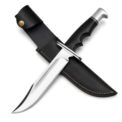 Scream Movie Knife - Handmade Movie Inspired Fixed Blade with Black Handle - Unique Blades Runner