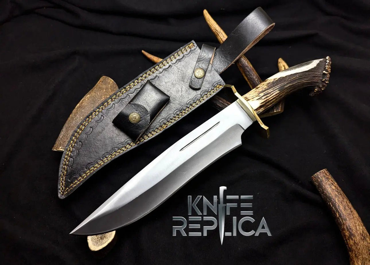 Seraphim Falls Bowie Knife Replica – Muela Magnum Stag Handle 26 - Unique Blades Runner