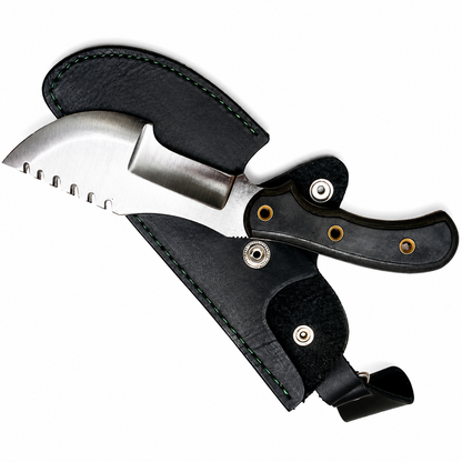 Weyland Tracker Knife Carbon Steel Blade With Leather Sheath Unique Blades Runner