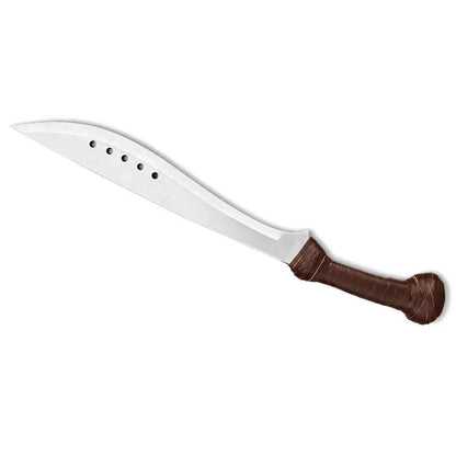 The Book of Eli Knife – Handmade Fixed Blade with Leather Handle - Unique Blades Runner