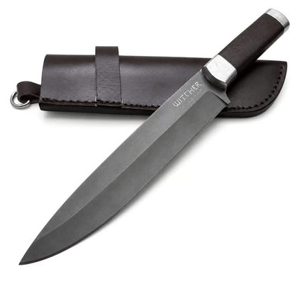 The Witcher 3 Knife – Handmade Game Fixed Blade with Wood Handle - Unique Blades Runner