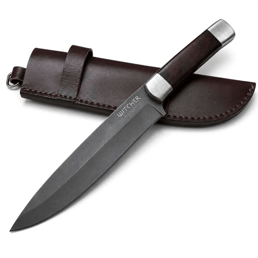 The Witcher 3 Knife – Handmade Game Fixed Blade with Wood Handle - Unique Blades Runner