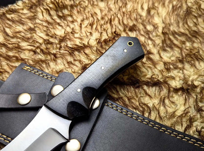 Tom Brown Tracker Knife with D2 Tool Steel Blade And Sheath - Unique Blades Runner