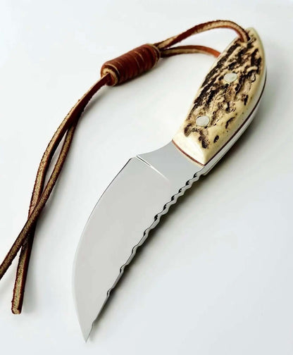 Vintage Hunter Skinner Knife, handmade by Henry Heitler - Unique Blades Runner