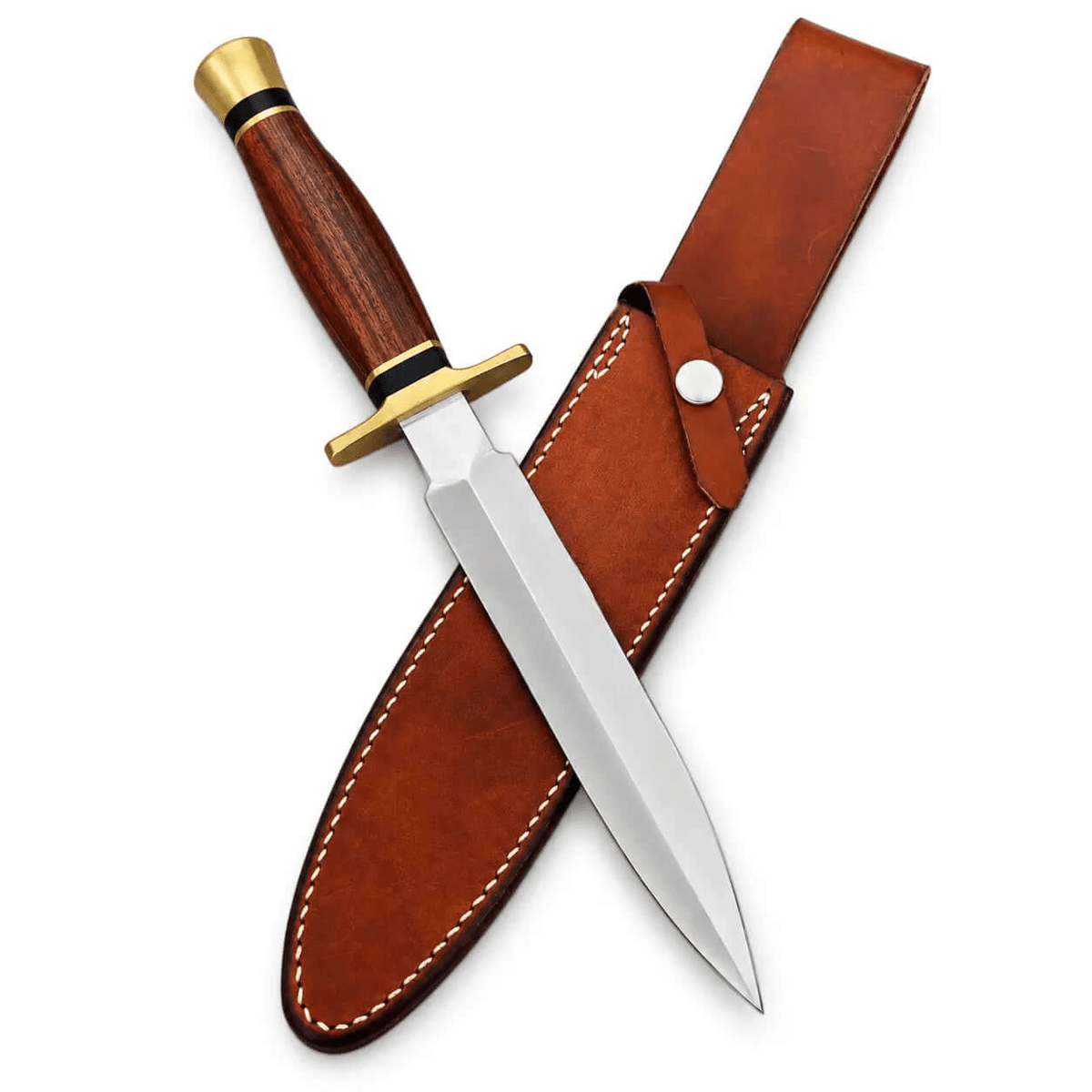 Vintage Ralph Bone Knife Model B Stiletto circa 1981 double-edged blade - Unique Blades Runner