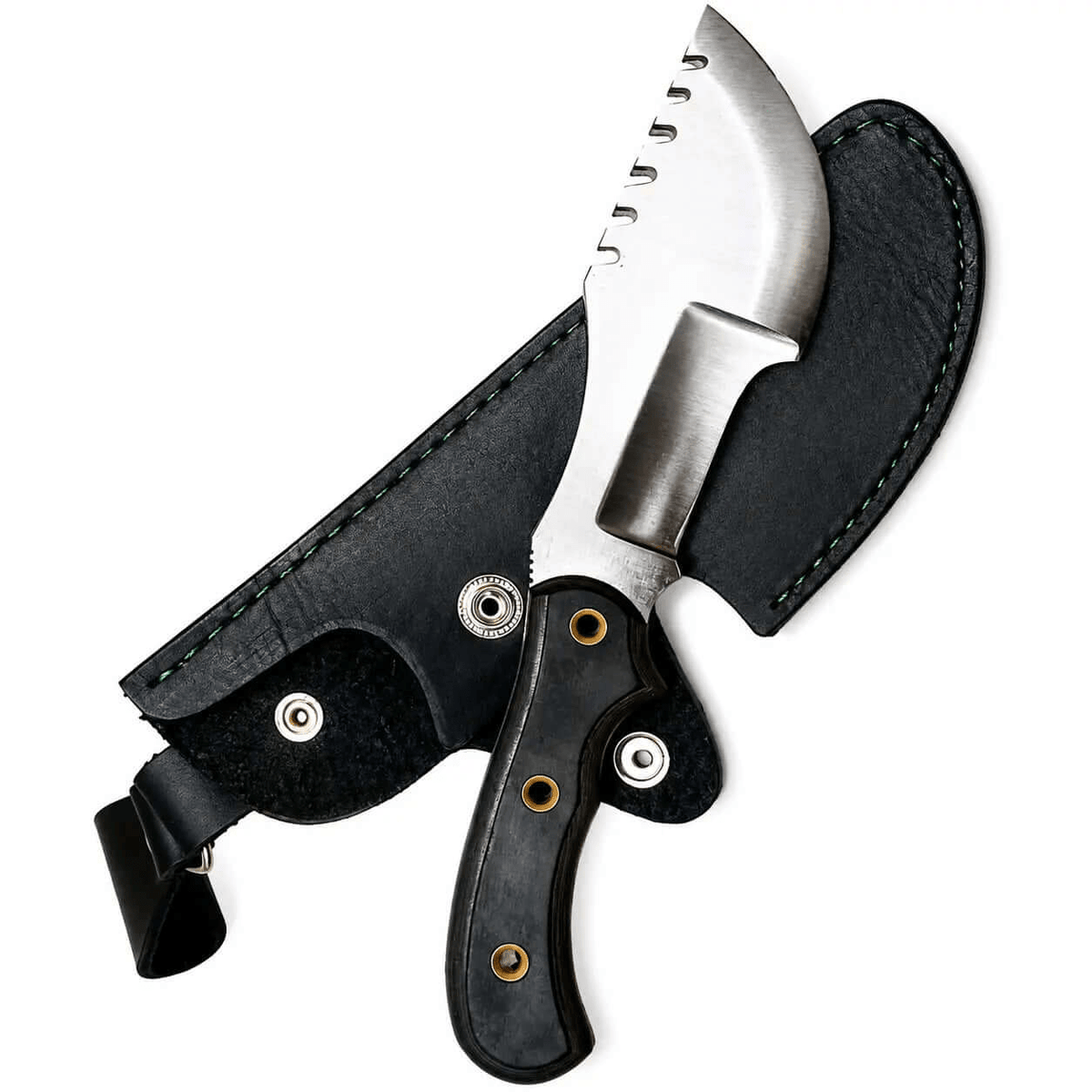 Weyland Tracker Knife Carbon Steel Blade With Leather Sheath - Unique Blades Runner