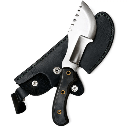 Weyland Tracker Knife Carbon Steel Blade With Leather Sheath - Unique Blades Runner