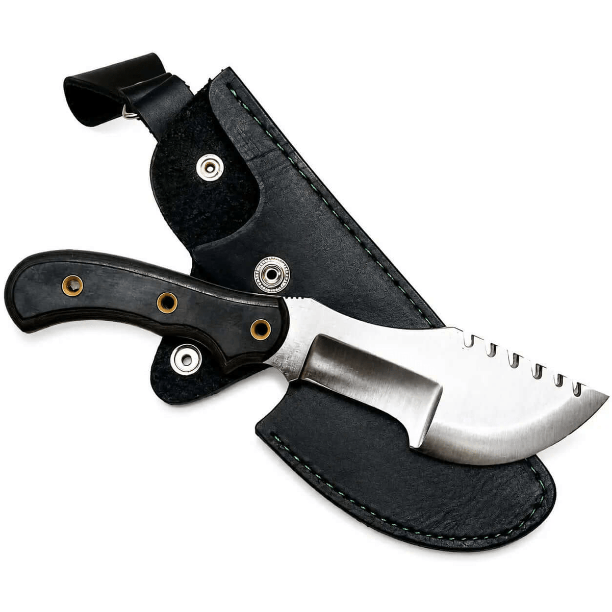 Weyland Tracker Knife Carbon Steel Blade With Leather Sheath - Unique Blades Runner