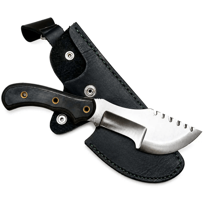 Weyland Tracker Knife Carbon Steel Blade With Leather Sheath - Unique Blades Runner