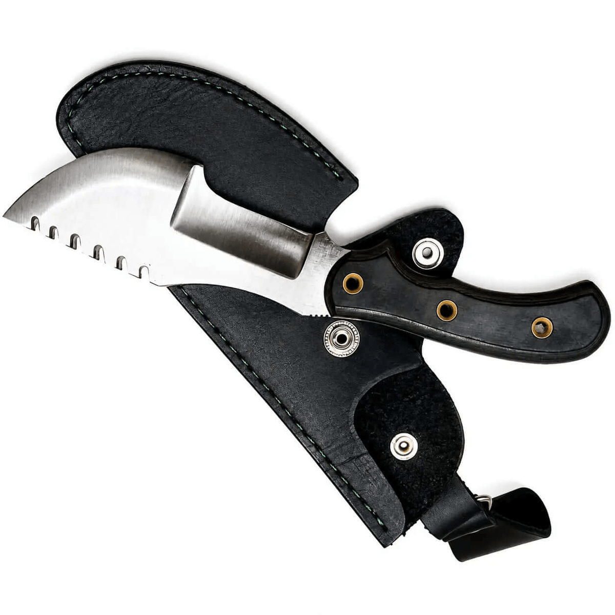 Weyland Tracker Knife Carbon Steel Blade With Leather Sheath - Unique Blades Runner