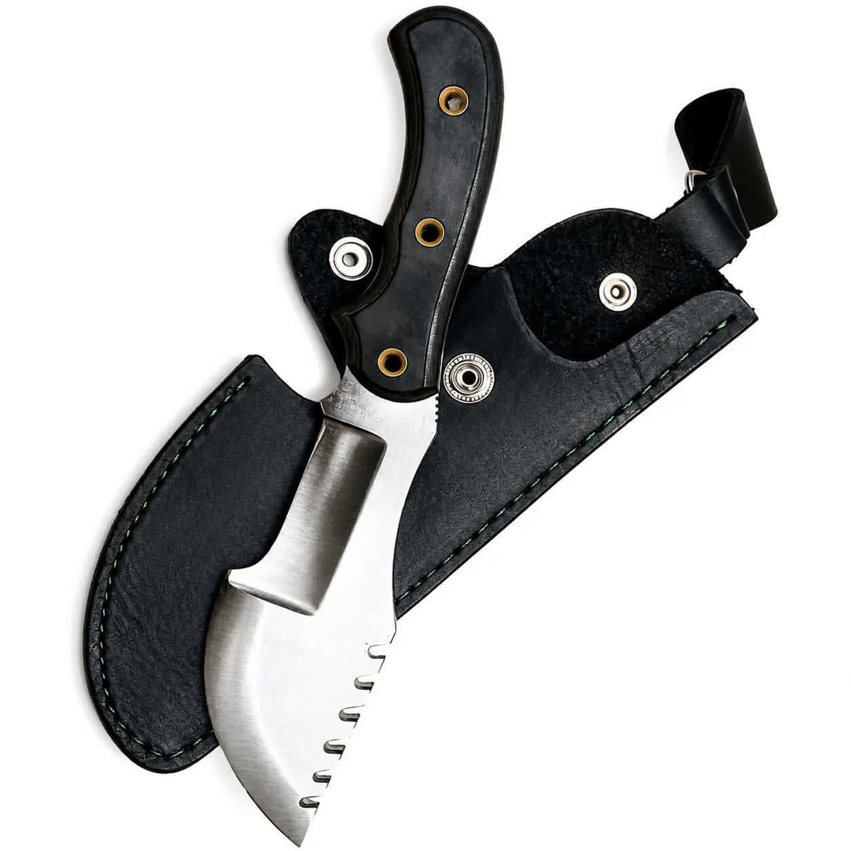 Weyland Tracker Knife Carbon Steel Blade With Leather Sheath - Unique Blades Runner