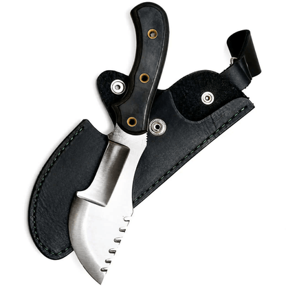 Weyland Tracker Knife Carbon Steel Blade With Leather Sheath - Unique Blades Runner