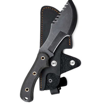 Weyland Tracker Knife High Carbon Steel Blade With Leather Sheath - Unique Blades Runner