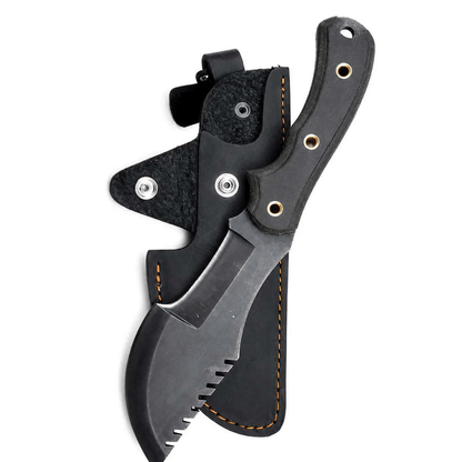 Weyland Tracker Knife High Carbon Steel Blade With Leather Sheath - Unique Blades Runner