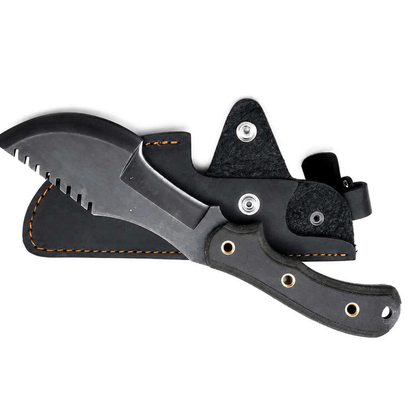 Weyland Tracker Knife High Carbon Steel Blade With Leather Sheath - Unique Blades Runner