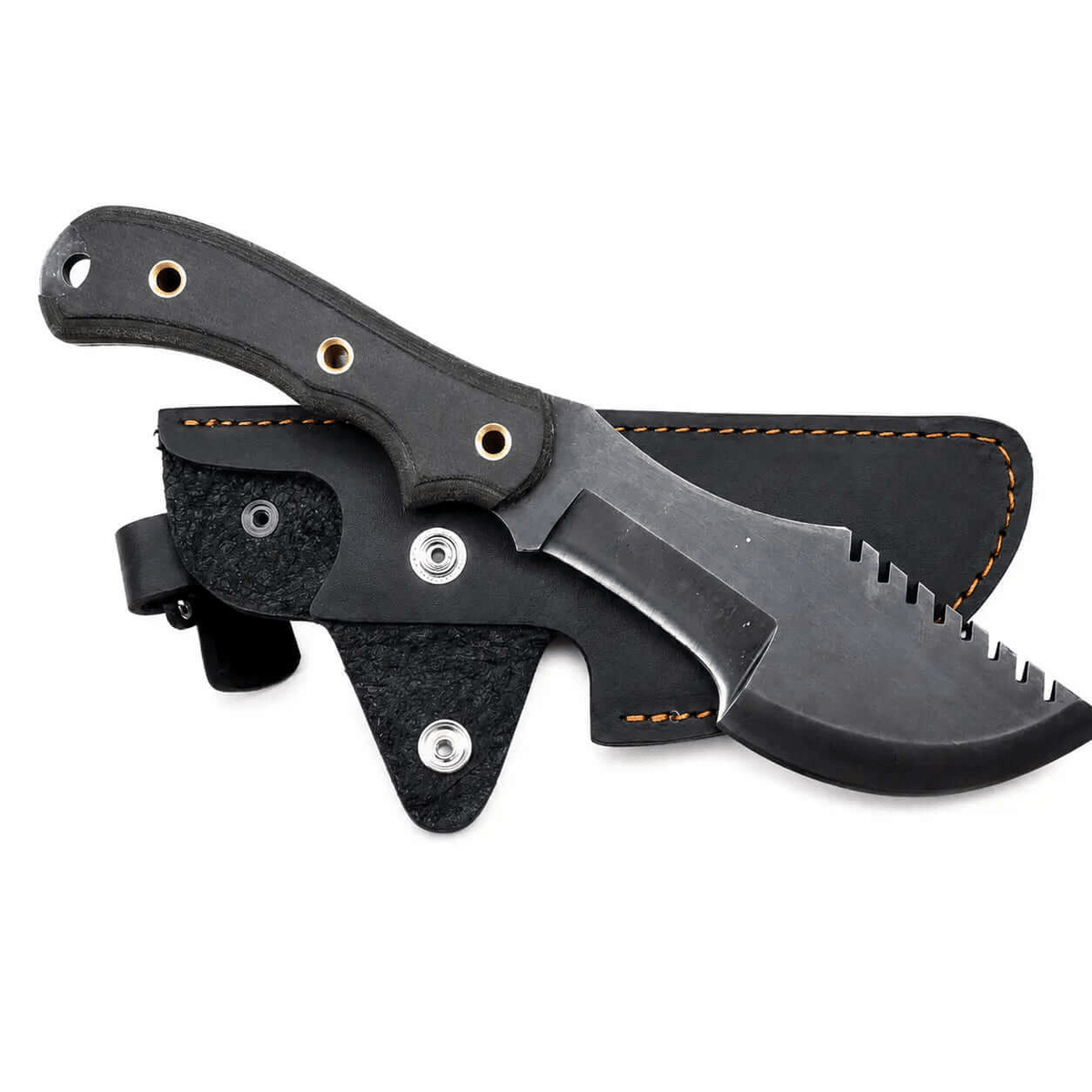 Weyland Tracker Knife High Carbon Steel Blade With Leather Sheath - Unique Blades Runner