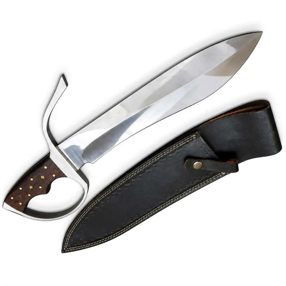 Wing Chun knife - IP Man Movie Knife with Leather Sheath - Unique Blades Runner